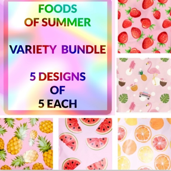 25 10X13 FOOD Bundle Poly Mailer CLEARANCE - Picture 2 of 7